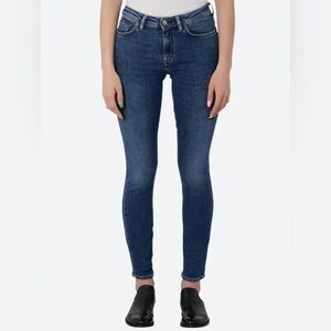 Acne Studios Climb Mid Blue Skinny Jeans 24W-32L